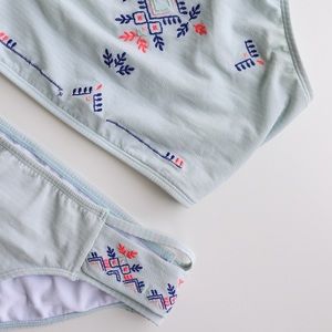 Embroidered Bikini